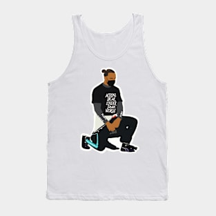 Lewis Hamilton taking a knee ahead of the 2021 Bahrain Grand Prix Tank Top